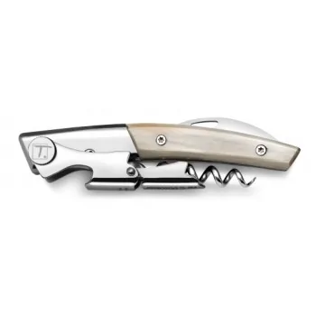 Claude Dozorme Sommelier Le Thiers Double Crapaud Polished Handle, Light Horn