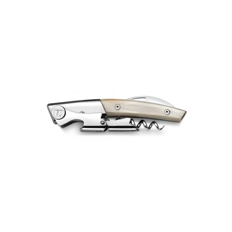 Claude Dozorme Sommelier Le Thiers Double Crapaud Polished Handle, Light Horn
