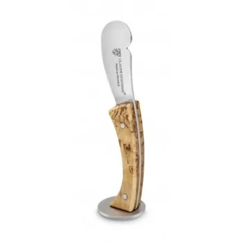 Claude Dozorme Small Butter Knife – Dwarf Birch Handle, Gift Box Presentation