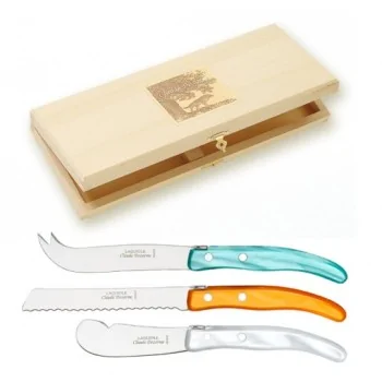 Claude Dozorme Berlingot Premium 3-Piece Breakfast Set – Summer Color Selection
