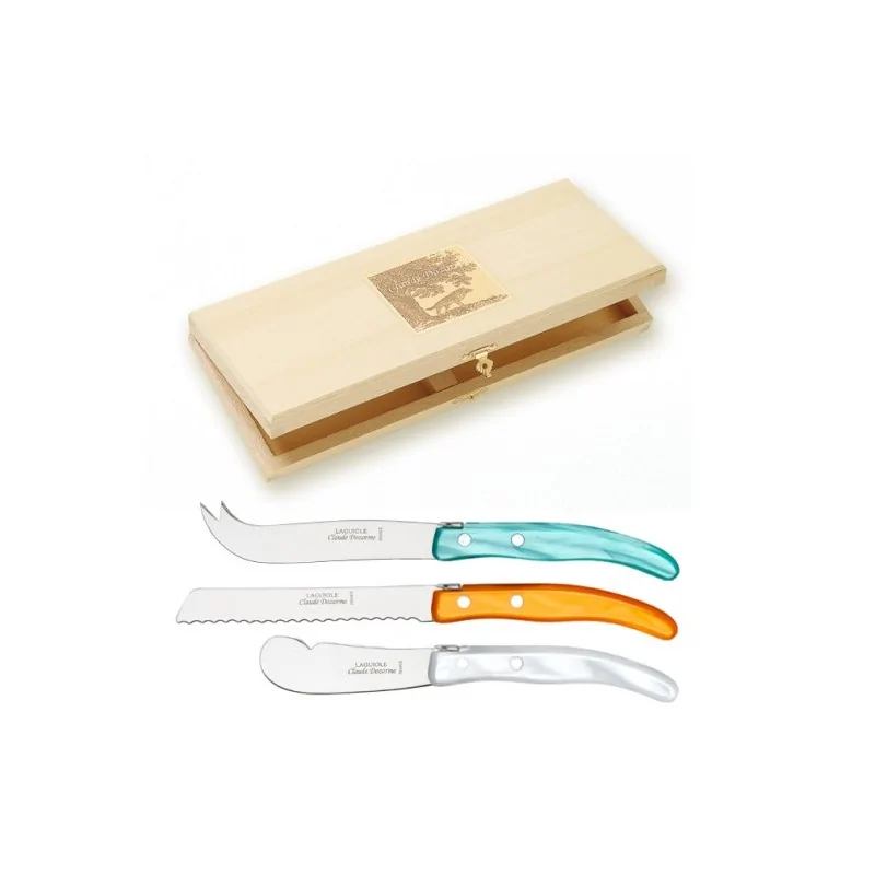 Claude Dozorme Berlingot Premium 3-Piece Breakfast Set – Summer Color Selection