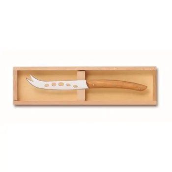Claude Dozorme Thiers Premium Cheese Knife – Solid Olive Wood Handle