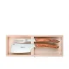 Claude Dozorme Thiers Premium Cheese Service Set – Solid Olive Wood Handles
