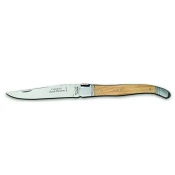 Claude Dozorme Laguiole Premium Table Knife – Olive Wood Handle (MI), Matte Finish