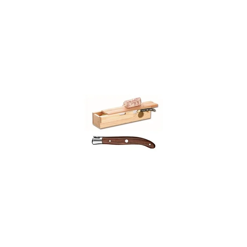 Claude Dozorme Laguiole Premium Sausage Knife Set – Vallernia Wood Handle (MI)
