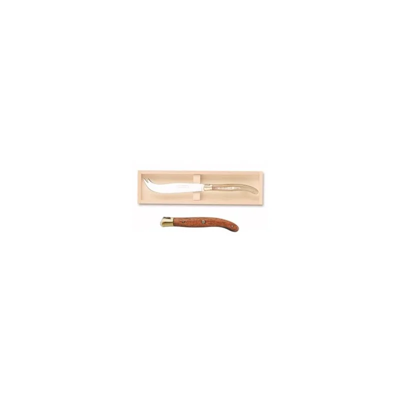 Claude Dozorme Laguiole Premium Cheese Knife – Exotic Wood Handle, Gift Box (ML)