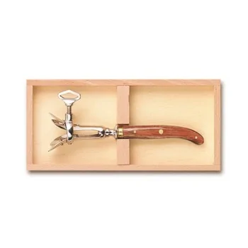 Claude Dozorme Laguiole Premium Carving Set – Exotic Wood Handle, Gift Presentation Box (ML)