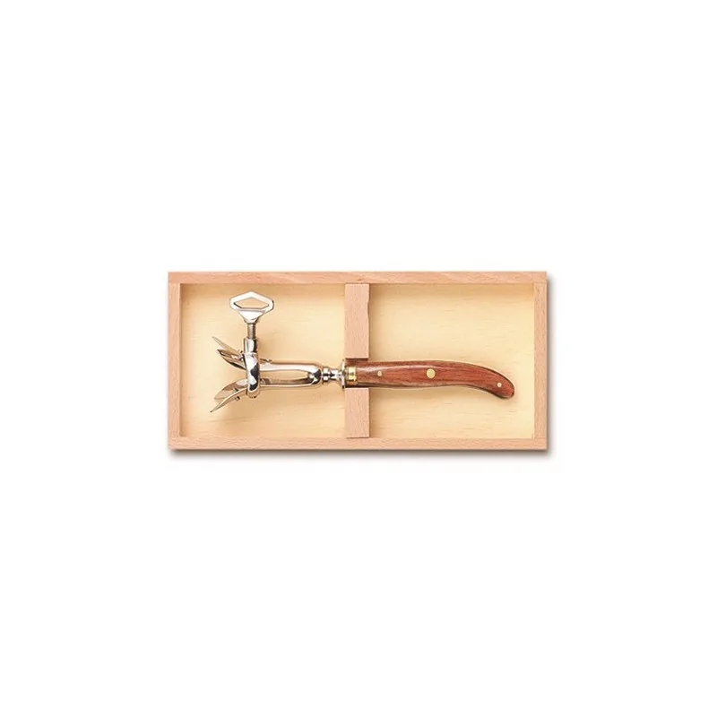 Claude Dozorme Laguiole Premium Carving Set – Exotic Wood Handle, Gift Presentation Box (ML)