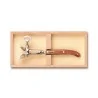 Claude Dozorme Laguiole Premium Carving Set – Exotic Wood Handle, Gift Presentation Box (ML)