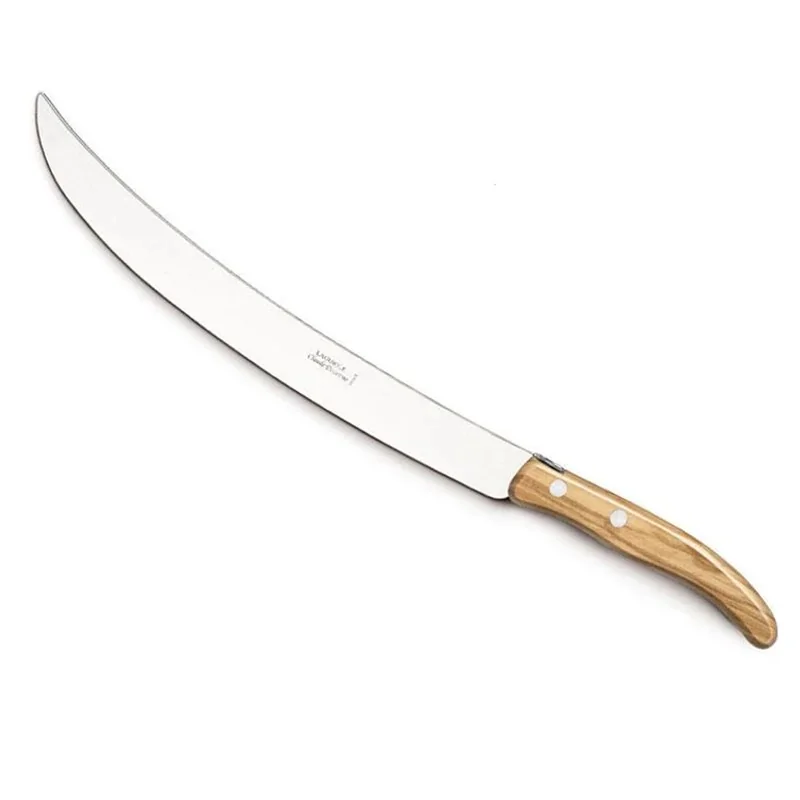 Claude Dozorme Champagne Saber Set Grill Handle, Olive Wood