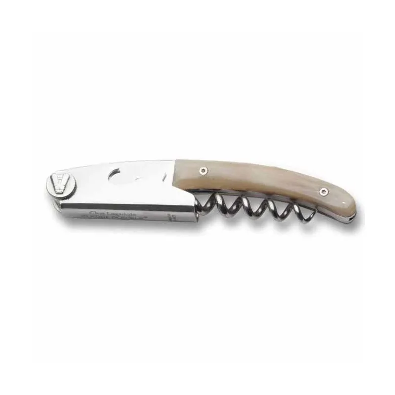 Claude Dozorme Clos Laguiole Premium Sommelier – Polished Light Horn Handle, Artisan Craftsmanship