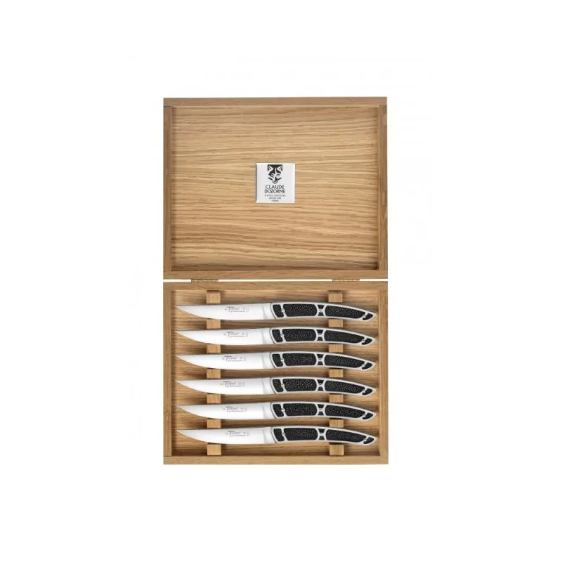 Claude Dozorme Grand Cheese Knife – Dwarf Birch Handle with Black Layers
