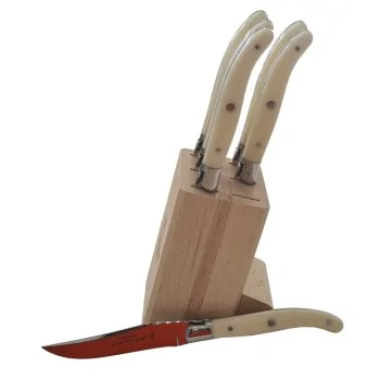 Claude Dozorme Thiers Premium Table Knife – Juniper Handle with Satin Finish Blade
