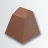 Cabrellon 16887 Polycarbonate Chocolate Mold Twisted Square 25x25x2...