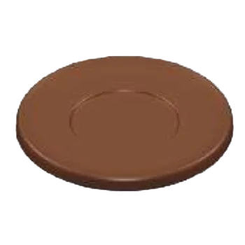 Polycarbonate Saucer Chocolate Mold - Ø 8 mm x h 5 mm - 3 cavity - 20gr