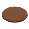 Polycarbonate Saucer Chocolate Mold - Ø 8 mm x h 5 mm - 3 cavity - 20gr