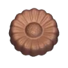 Polycarbonate Chocolate Flower Mold - Ø 37.3 mm x h 9.6 - 18 cavity - 9.5gr