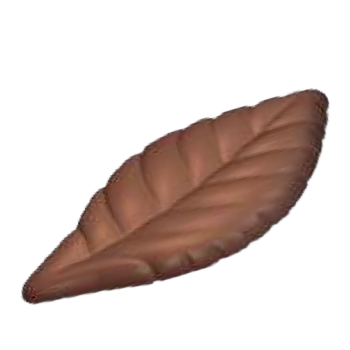 Polycarbonate Chocolate Leaf Mold - 60 mmx 31 mm x h 4 mm - 14 cavity - 5gr