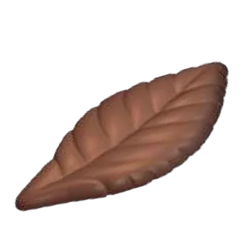 Polycarbonate Chocolate Leaf Mold - 60 mmx 31 mm x h 4 mm - 14 cavity - 5gr