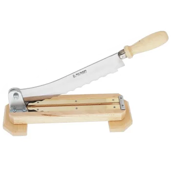 Professional Stainless Steel Serrated Bread Knife 24 cm