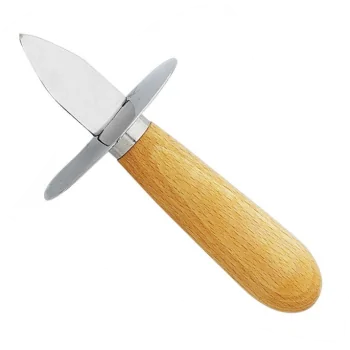 Professional Oyster Knife With Beechwood Handle
