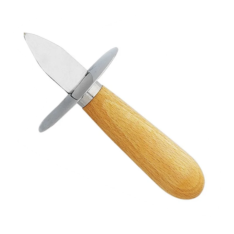 Professional Oyster Knife With Beechwood Handle