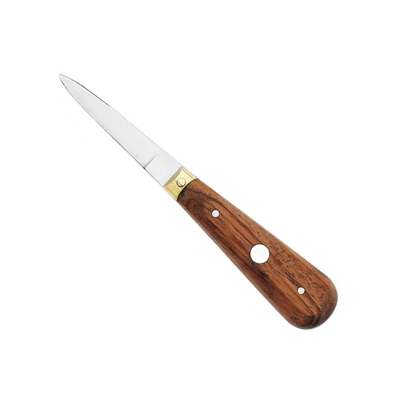 Professional Oyster Knife With 1 Rivet And 2 Clamps Rosewood Professional Oyster Knife With 1 Rivet And 2 Clamps Rosewood