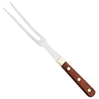 Prince Gastronome Palissandre Curved 2Prong Fork 33 cm