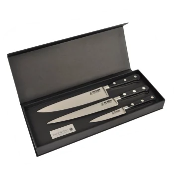 Professional Forged Round Bolster Chef Set 3 Pieces