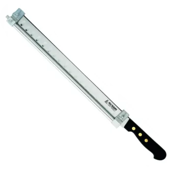 Professional Rosewood Regular Scalloped Blade Knife 30 cm