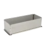 Stainless Steel Springform Pâtés en Croûte - 500 mm x 120 mm x h 90 mm