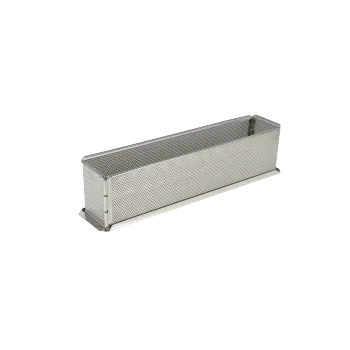 Stainless Steel Springform Pâtés en Croûte - 350 mm x 70 mm x h 90 mm