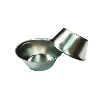 Stainless Steel Pasteis de Nata Tartlet Baking Mold - ø 7 cm x h 3 cm - Pack of 6