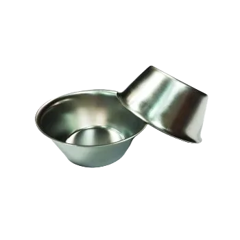 Stainless Steel Pasteis de Nata Tartlet Baking Mold - ø 7 cm x h 3 cm - Pack of 6