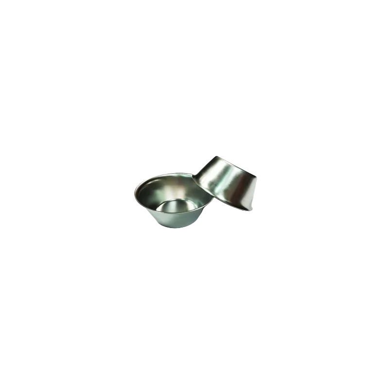 Stainless Steel Pasteis de Nata Tartlet Baking Mold - ø 7 cm x h 3 cm - Pack of 6