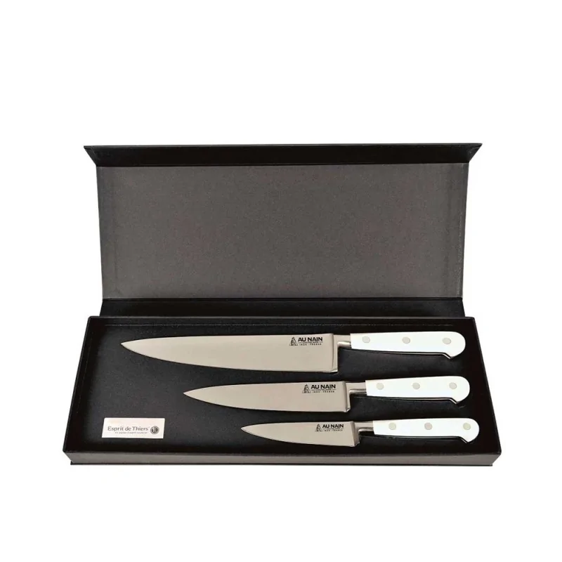 Professional Forged Chef Kit Ideal 3 Pieces White Professional Forged Chef Kit Ideal 3 Pieces White
