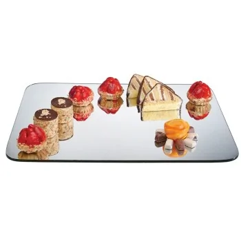 Cal-Mil 18" x 24" Rectangle Mirror Tray