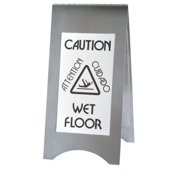 Cal-Mil Wet Floor Sign Stainless