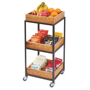 Cal-Mil 3Tier Merchandiser Cart Bronze
