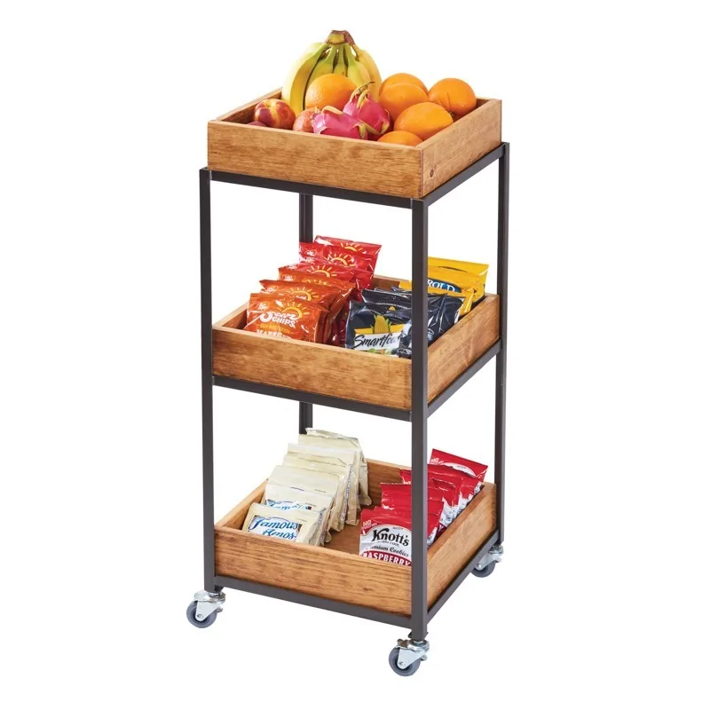Cal-Mil 3Tier Merchandiser Cart Bronze