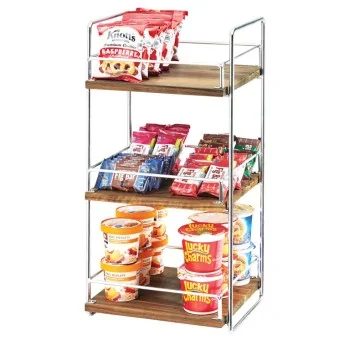 Cal-Mil 3 Tier Merchandiser Chrome