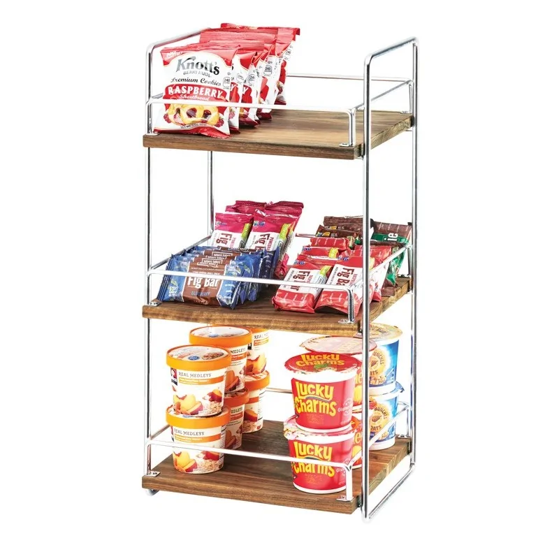 Cal-Mil 3 Tier Merchandiser Chrome