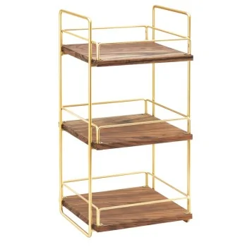 Cal-Mil 3 Tier Merchandiser Brass