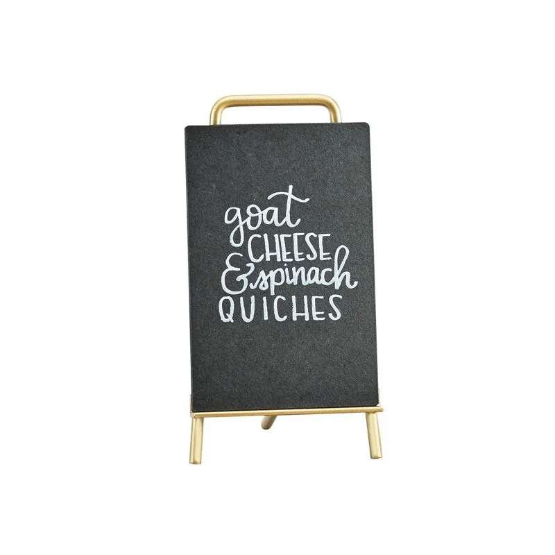 Cal-Mil 4 x 6 Write - On Sign Brass