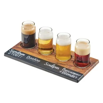Cal-Mil Beer Taster Board - Hickory
