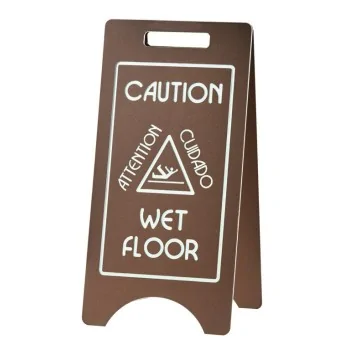 Cal-Mil Brown Wet Floor Sign
