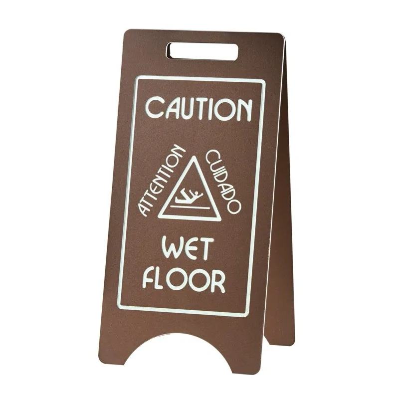 Cal-Mil Brown Wet Floor Sign
