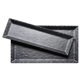 Cal-Mil 13 x 10 Melamine Slate Platter