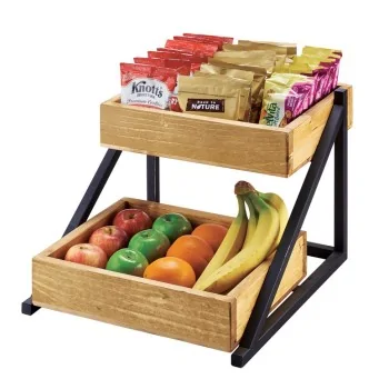 Cal-Mil Madera 2Bin Merchandiser Rack