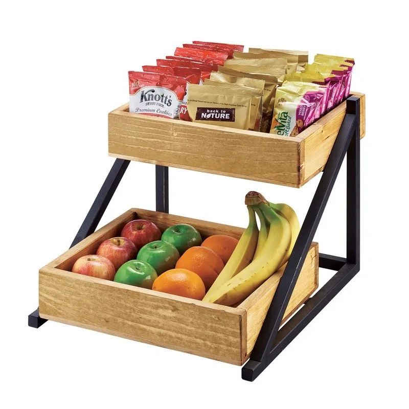 Cal-Mil Madera 2Bin Merchandiser Rack